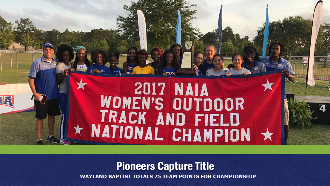 Wayland Baptist Claims Second National Title in Three Years