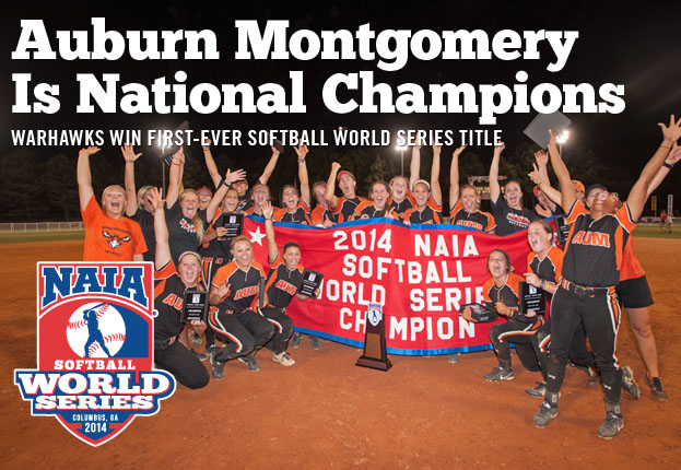 No. 2 Auburn-Montgomery claims first-ever NAIA Softball World Series Championship