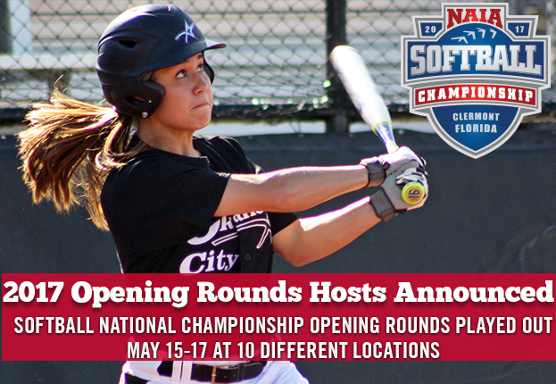 2017 NAIA Softball National Championship Opening Round Host Sites Announced