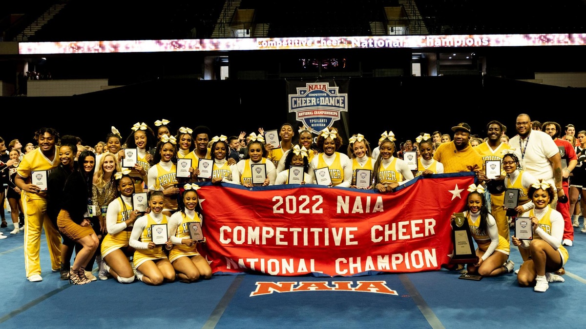 Xavier (La.) wins NAIA Competitive Cheer Championship, first Red Banner in any sport