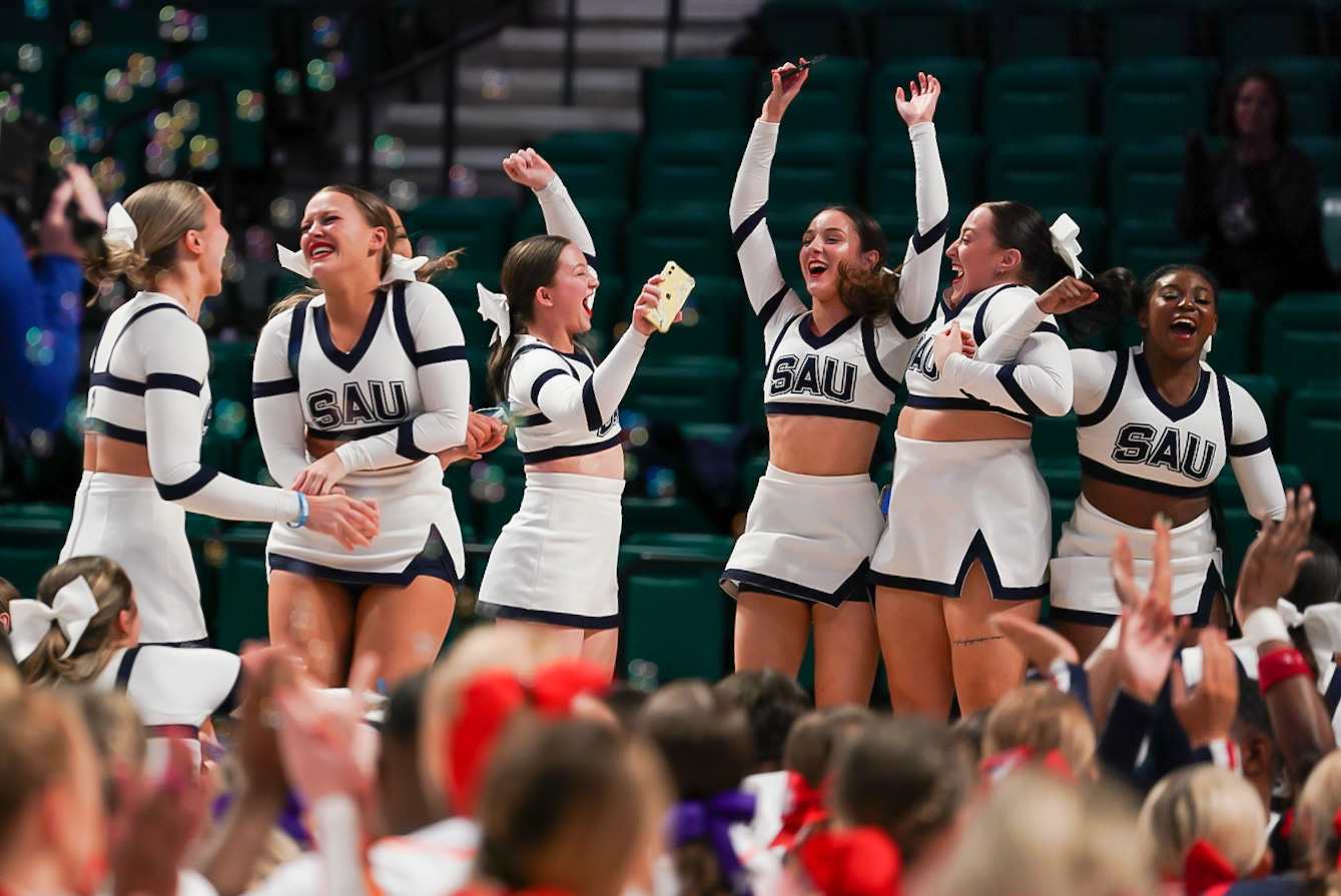 St. Ambrose (Iowa) Claims First Cheer Red Banner with Record Score