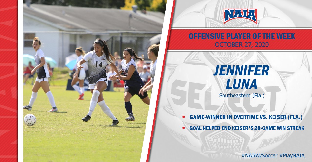 Women's Soccer - Jennifer Luna - Southeastern University